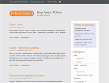Tablet Screenshot of blog.presso-polska.pl